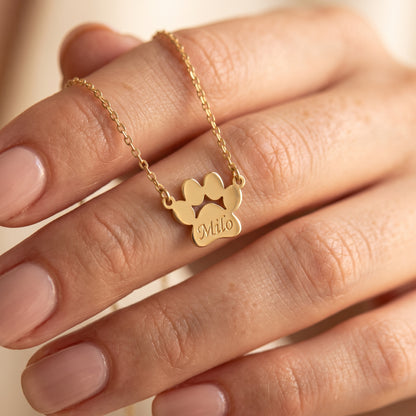 Custom Paw Name Bracelet